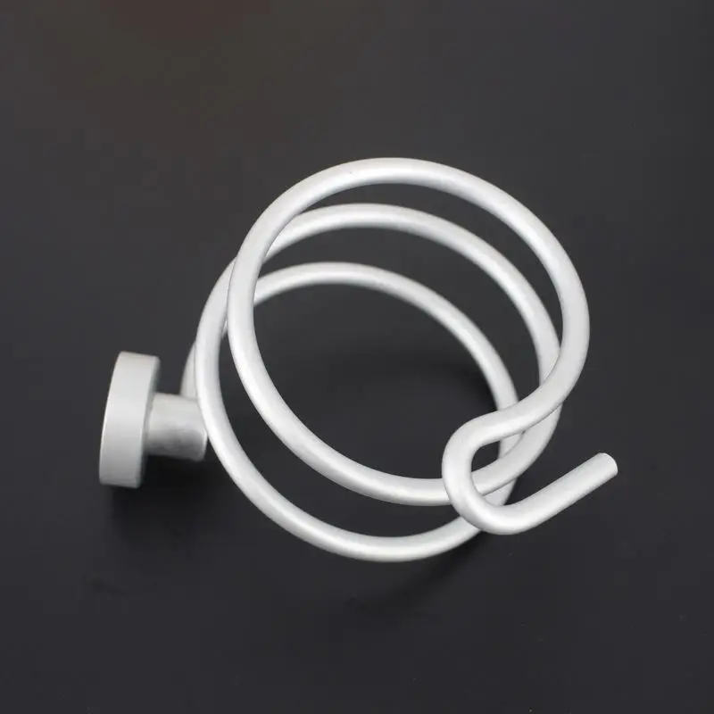 Держатель для фена серебристая полка ванной комнаты аксессуары | Обустройство