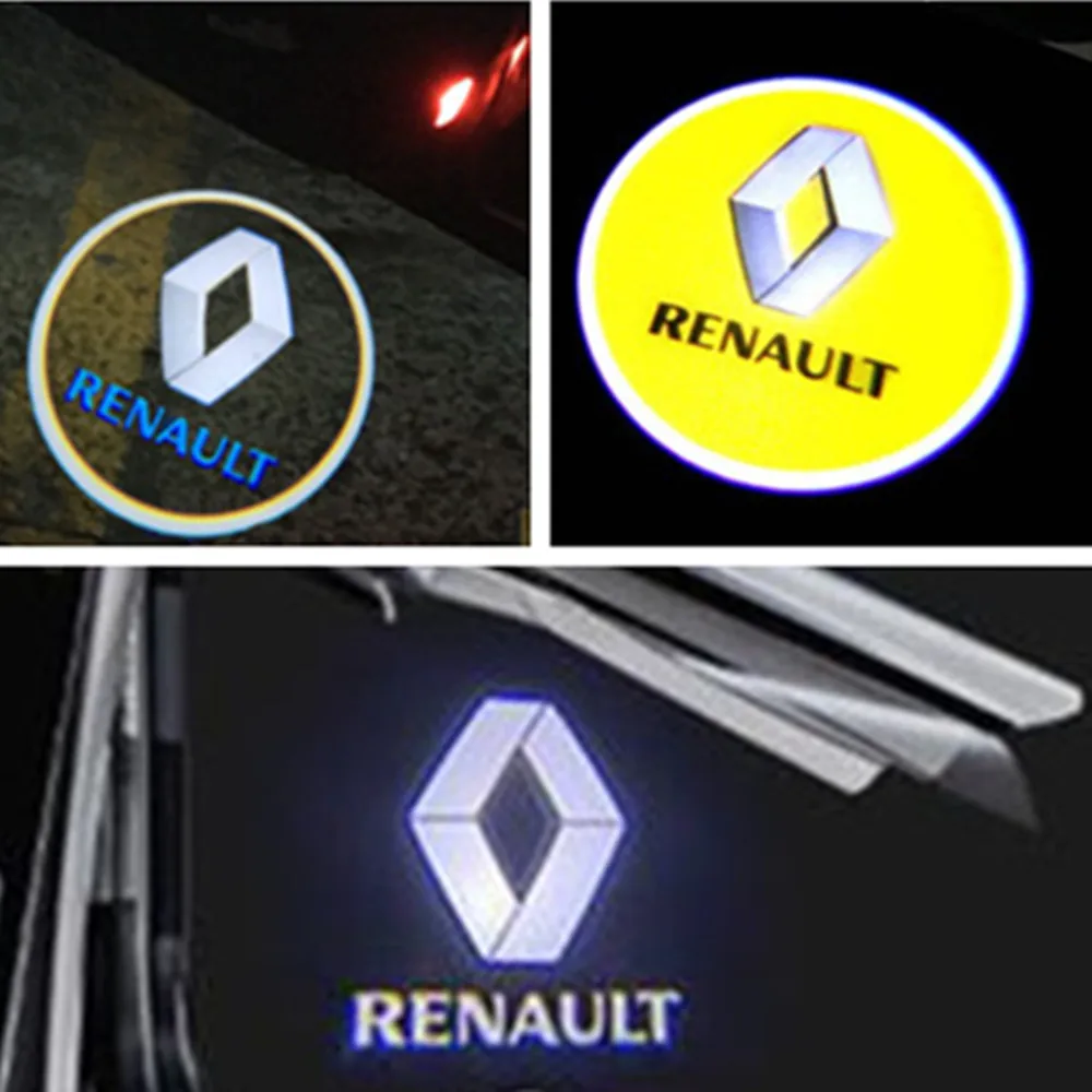 Автомобильный светодиодный проектор для дверей Renault Laguna Espace 4 5 Vel Satis Latitude Talisman Megane