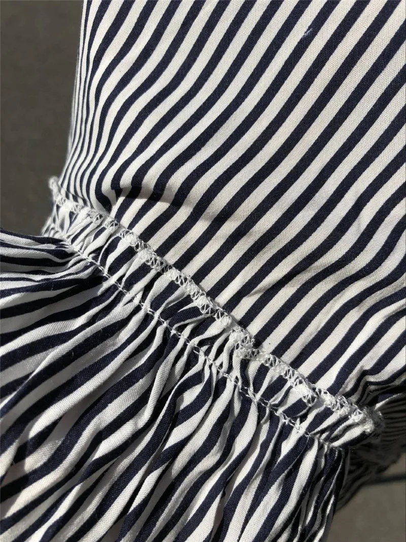 Robe de Plage Полосатое длинное пляжное платье купальный костюм платье пляжный кафтан саронг Женская одежда для плавания купальный костюм накидка туники# Q517