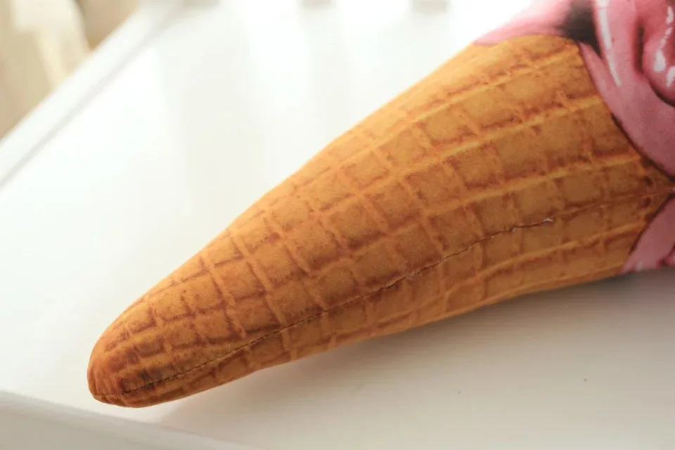 Аниме плюшевая подушка 3 размера набивные животные еда мороженое конусное