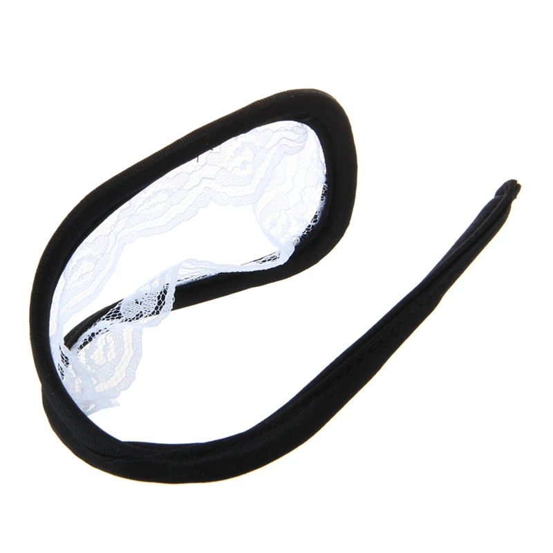 

Sexy Women C-string Thong Lace Panty - White and Black