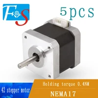5pcs nema17 40mm 0 4nm stepper motor 42 motor nema 17 motor 4 lead for 3d printer