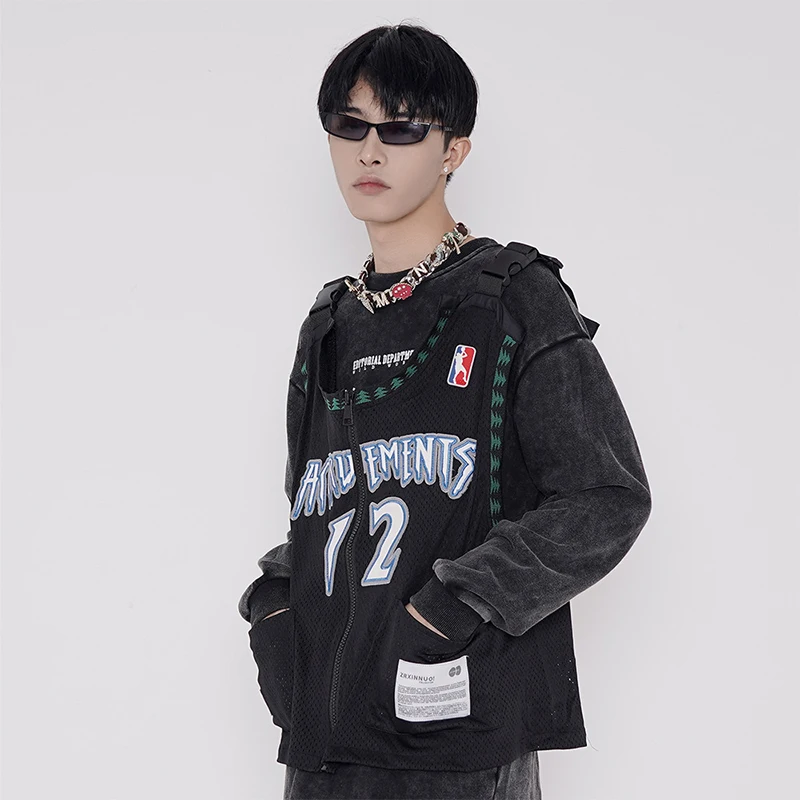 Регулируемая дышащая тактическая Techwear хип хоп Уличная одежда с вышитыми буквами