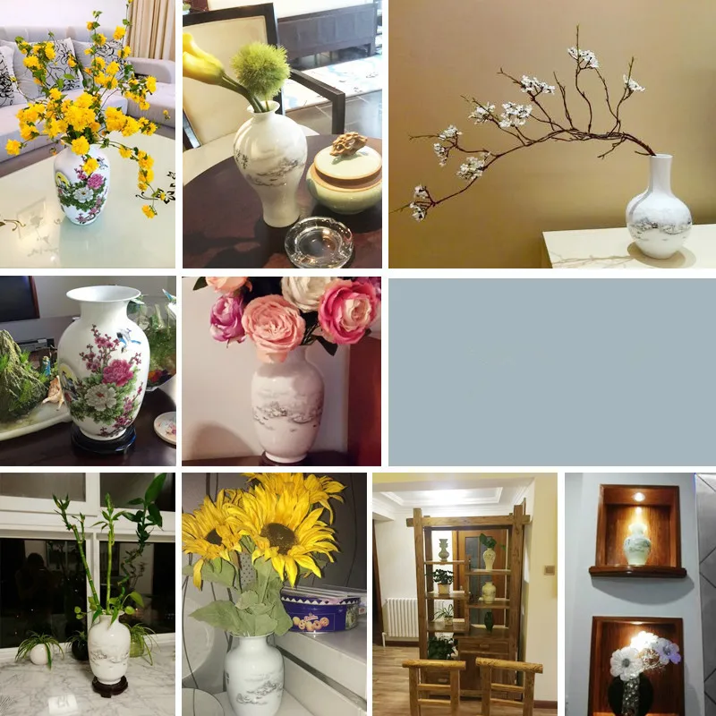 1 шт. Керамика ВАЗ украшения для дома Цветочная композиция сушенный цветочный