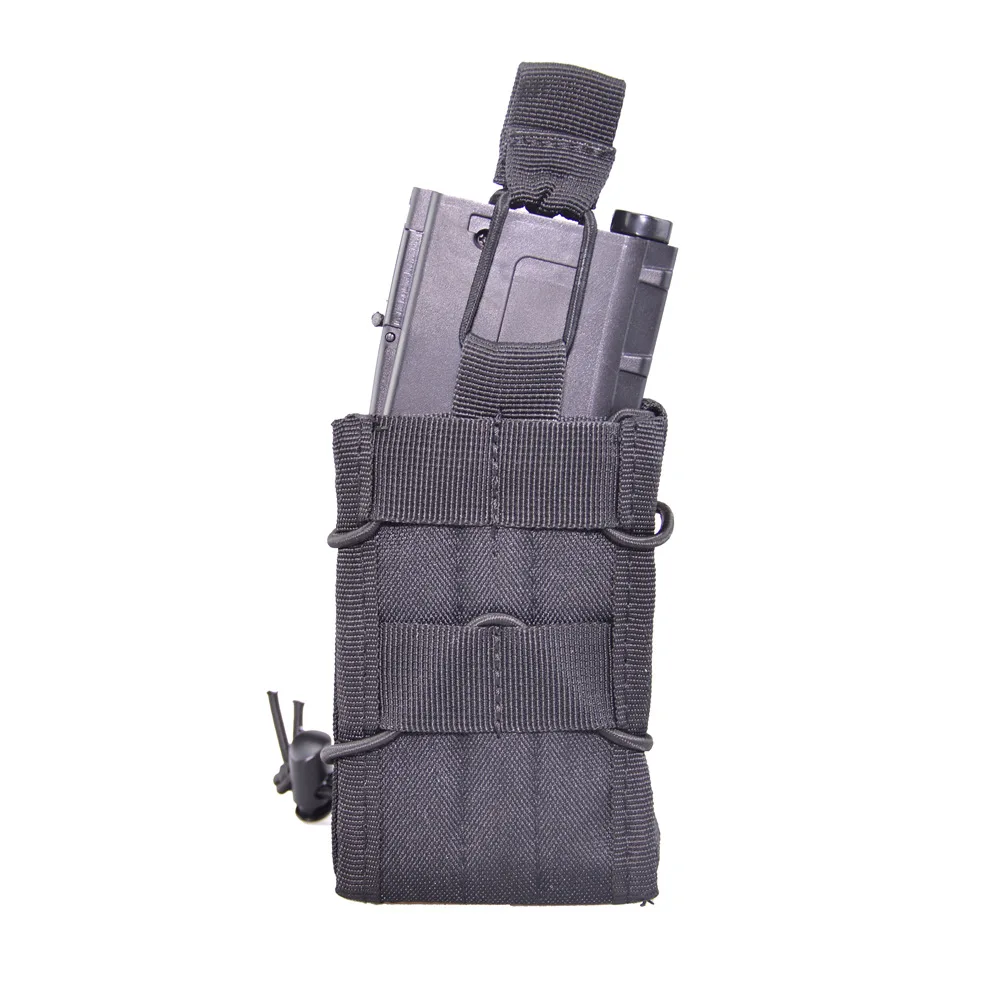 

Tactical M4 Single Molle Magazine Pouch Mag Holster Military Army Hunting Waist Bag EDC Airsoft Pistol M14 AK Mag Holder