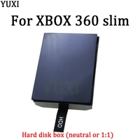 yuxi black hdd case external enclosure box shell cover for microsoft xbox 360 slim hard drive case
