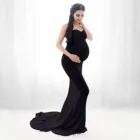 Платье для беременных платье для фотосессии для женщин реквизит для сексуальной фотосъемки без рукавов без бретелек длинное платье для беременных халат для беременных