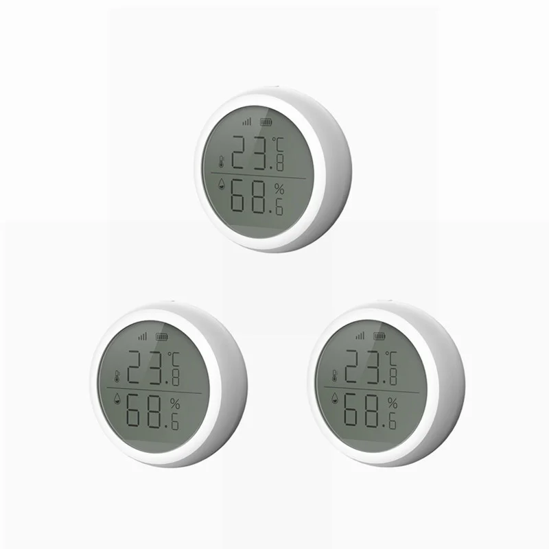 

Tuya Temperature Sensor Smart Air Pressure Humidity Environment Sensor Smart Zigbee connection Partner Works With Zigbee hub