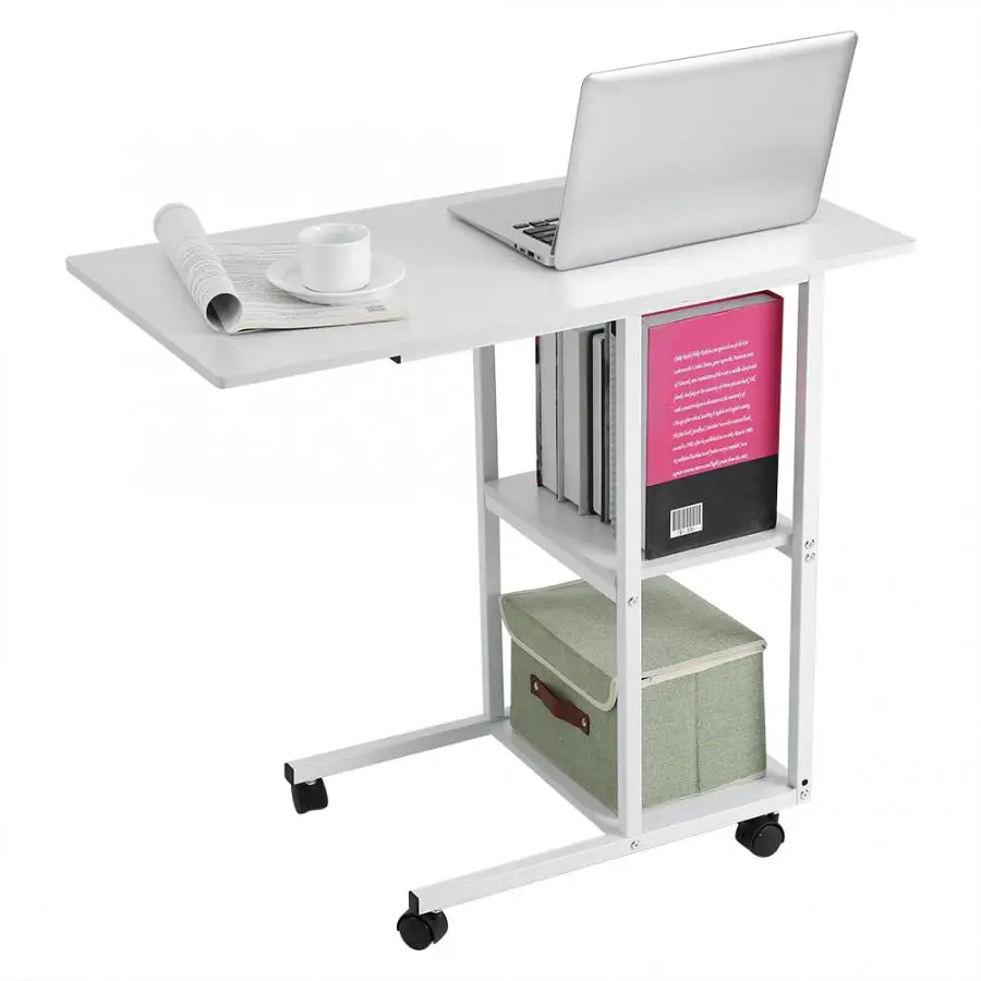 

Portable Rolling Laptop Table Notebook Laptop Desk Stand Over Bed Sofa Table Laptop Table Environmental Protection Home Storage