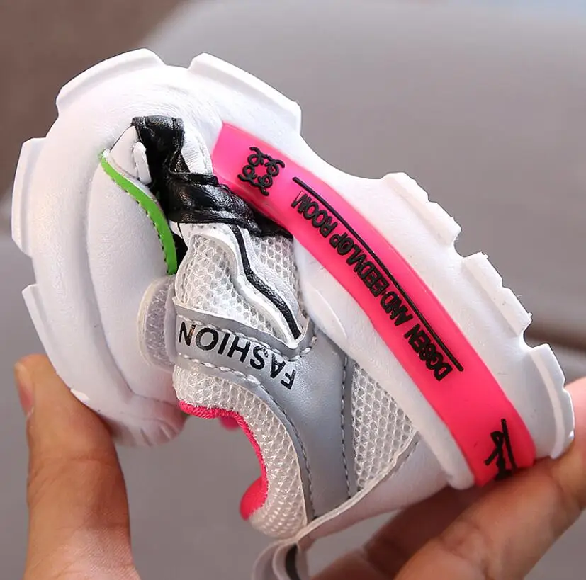 

New Fashion Autumn Children Shoes Flat Boys Girls Running Shoes Breathable Soft Kids Sports Sneakers Unisex EU 21-30