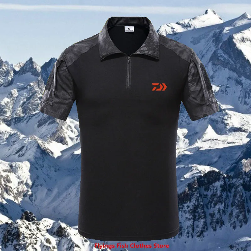 

2021 Daiwa Fishing Clothes Summer Sun Protection Fishing T Shirt Breathable Anti-Mosquito Outdoor Camping Travel Fishing Shirt