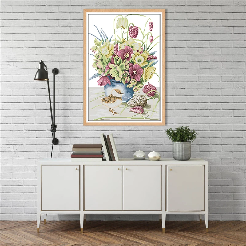 Набор для вышивки крестом Joy Sunday набор рукоделия из ткани Aida 11CT 14CT с изображением