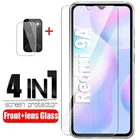 4 в 1 для Xiaomi Redmi 9C стекло для Redmi 9C закаленное стекло HD защитное стекло Защита для экрана для Redmi 9 9A 9C стекло для объектива