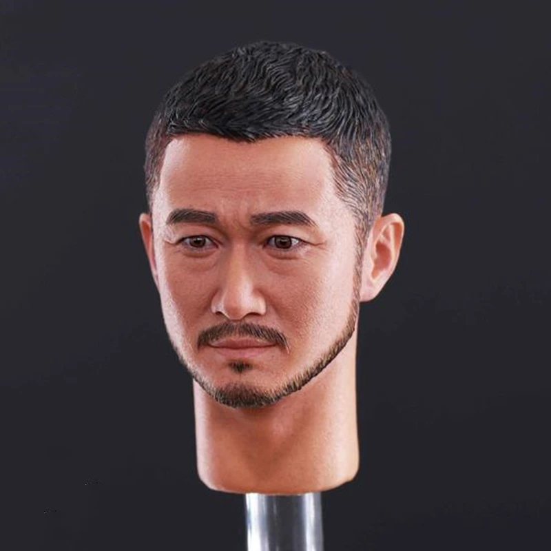 1/6 масштаб жесткий парень Wu Jing Jason Wu голова скульптура голова резьба модель подходит 12 