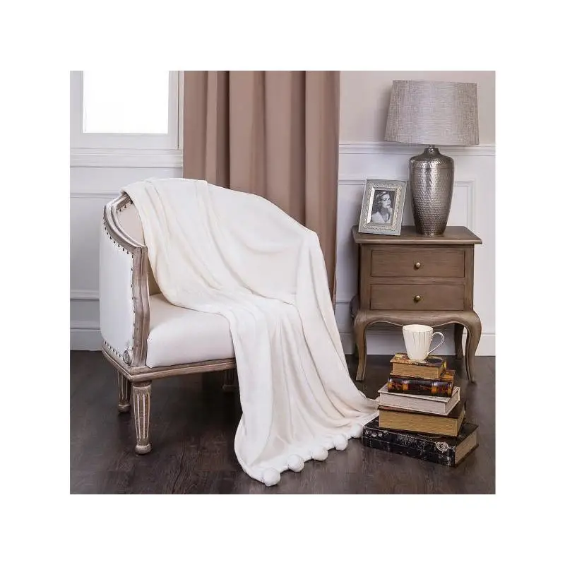 Плед двуспальный SANTALINO БЕЛЫЙ ТУМАН 200*220 см | Дом и сад