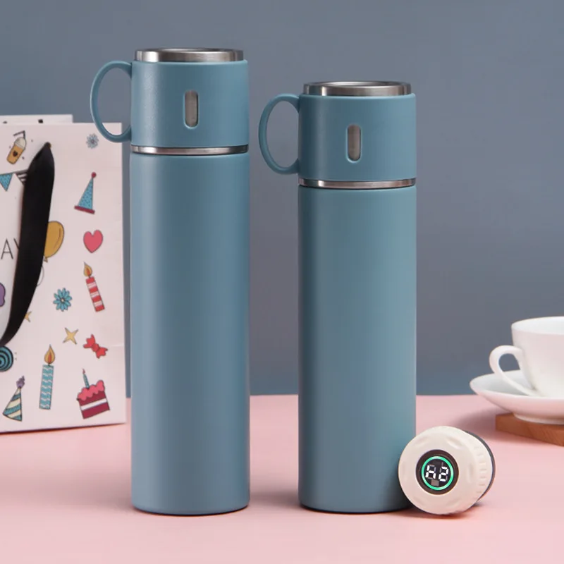 316 Stainless Steel Drink Bottle Smart Vacuum Mug Portable Cup Lid Dual-use Led Thermo Cup Gift Cup Wholesale