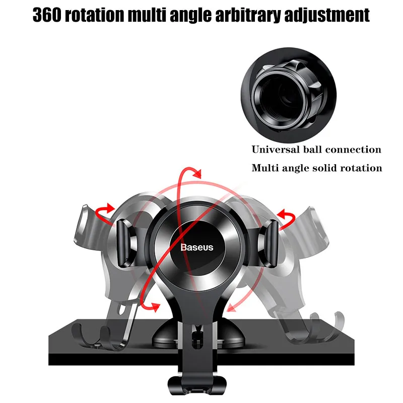 car phone holder mount convenience easy clamp air vent universal cell phone holder for smart phone support bracket accessories free global shipping