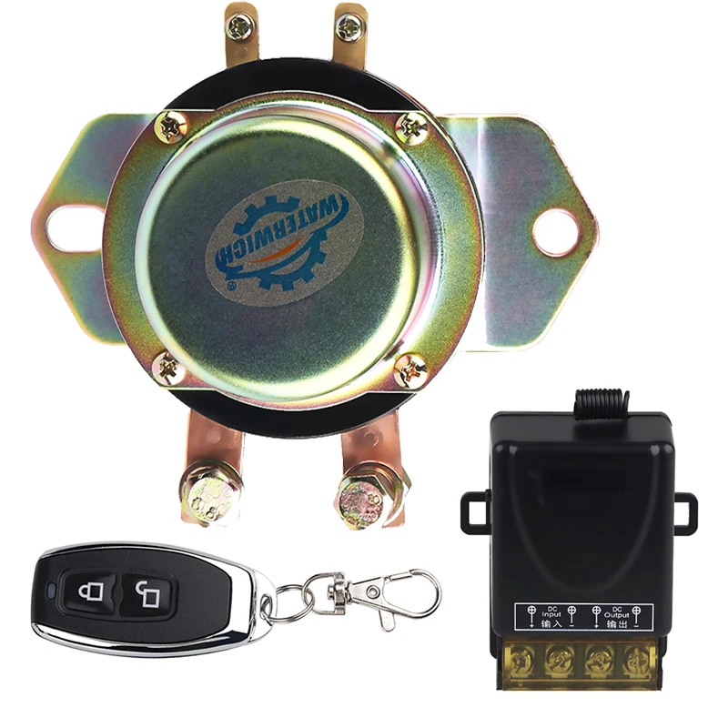 

Car Battery Isolator Switch Car Vehicle Electromagnetic Latching Relay 100A 12v Remote Control Battery Disconnect Cut Off 10-15v