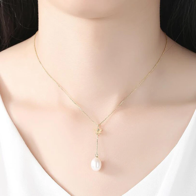 [MeiBaPJ] настоящая пресноводная жемчужина простая индивидуальность Золотая звезда