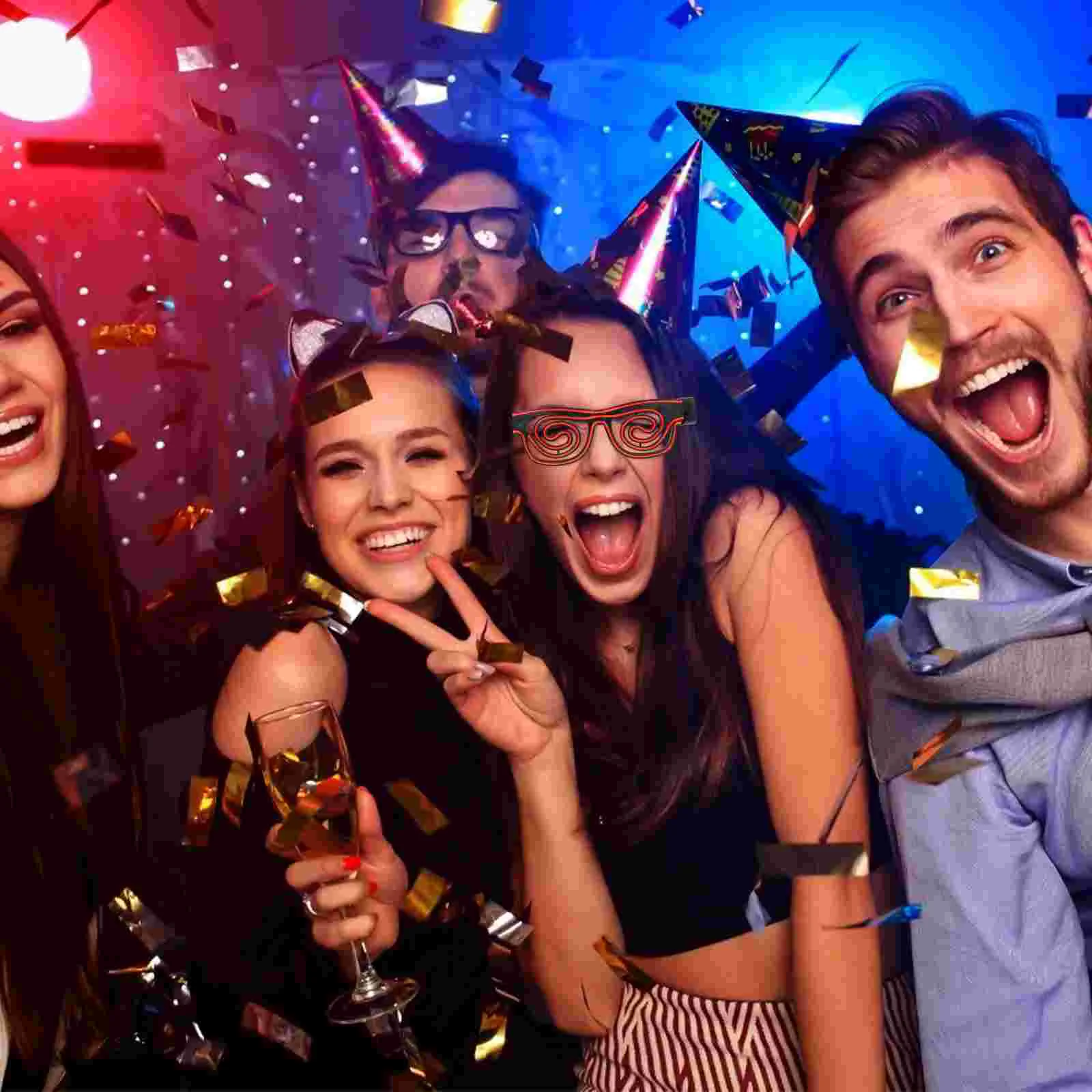 1 шт. светящиеся светодиодные очки для вечевечерние | Дом и сад