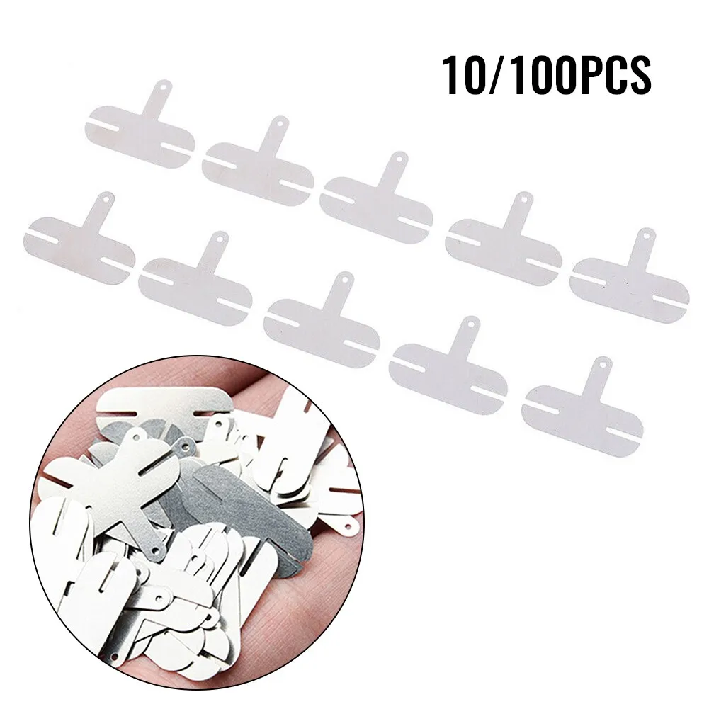 

100PCS/10pc Nickel Plated Steel Sheets Nickel Sheet Plated Spot Silver