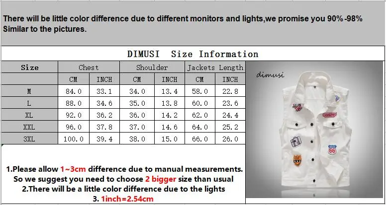

DIMUSI Autumn Mens Vintage Denim Vest Male White Ripped Sleeveless Jackets Men Hip Hop Streetwear Hole Jean Waistcoats Clothing