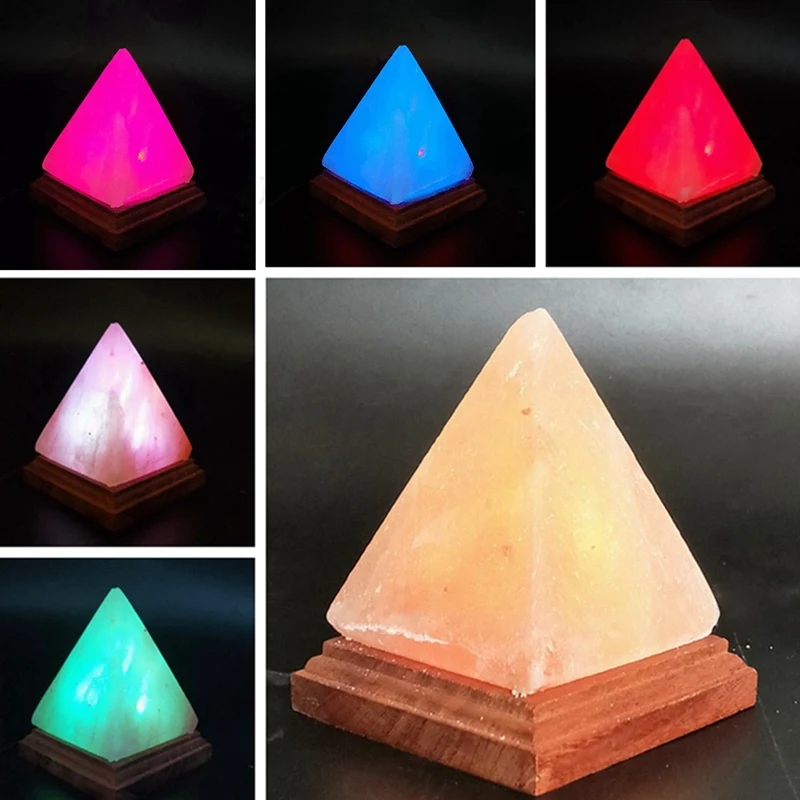 

New USB Charging Ionic Crystal Salt Color Changing Lamp Himalayan Led Night Light