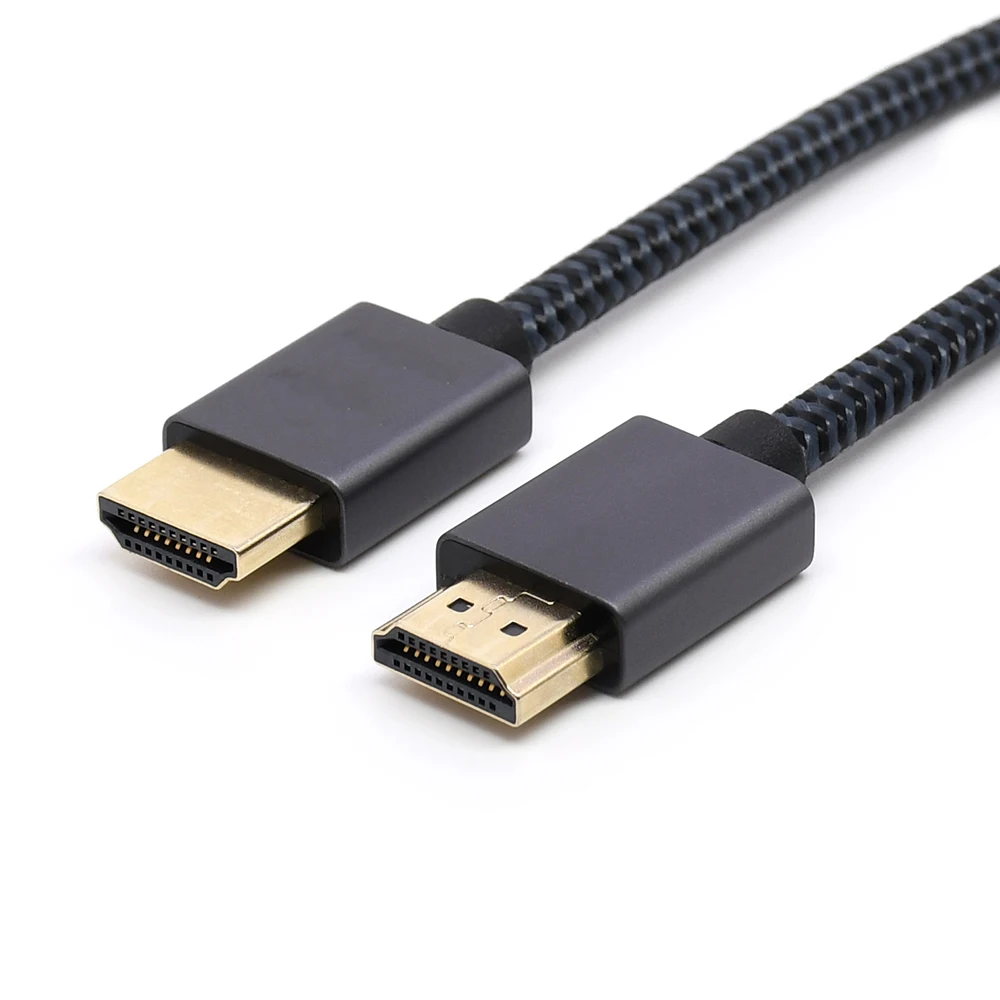 

30cm HDMI-Compatible Cable 4k High speed HDMI-Compatible 4K 60Hz cable with braid and Alloy shell UHD TV Blu-ray Xbox PS4/3 PC