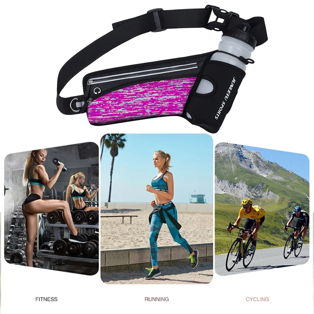 

Sport Waist Belt Bag Women Men Cycling Running Jogging Hiking Zipper Water Bottle Fanny Pack Portable Outdoor Mobile Phone Pouch