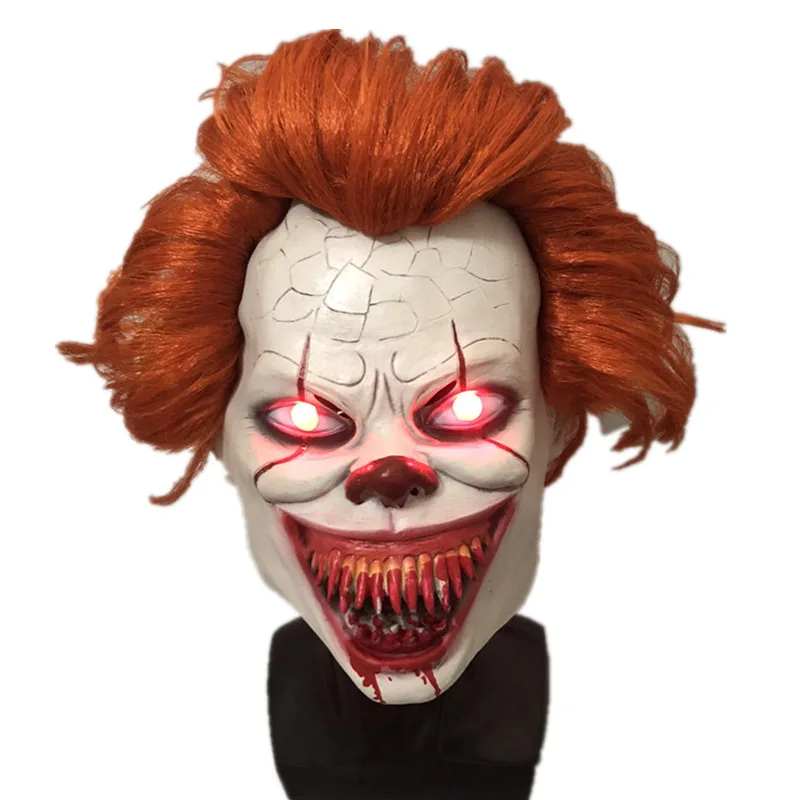 Oker маска пеннивайза Stephen King It Chapter Two 2 Horror Косплей латексные маски шлем клоун