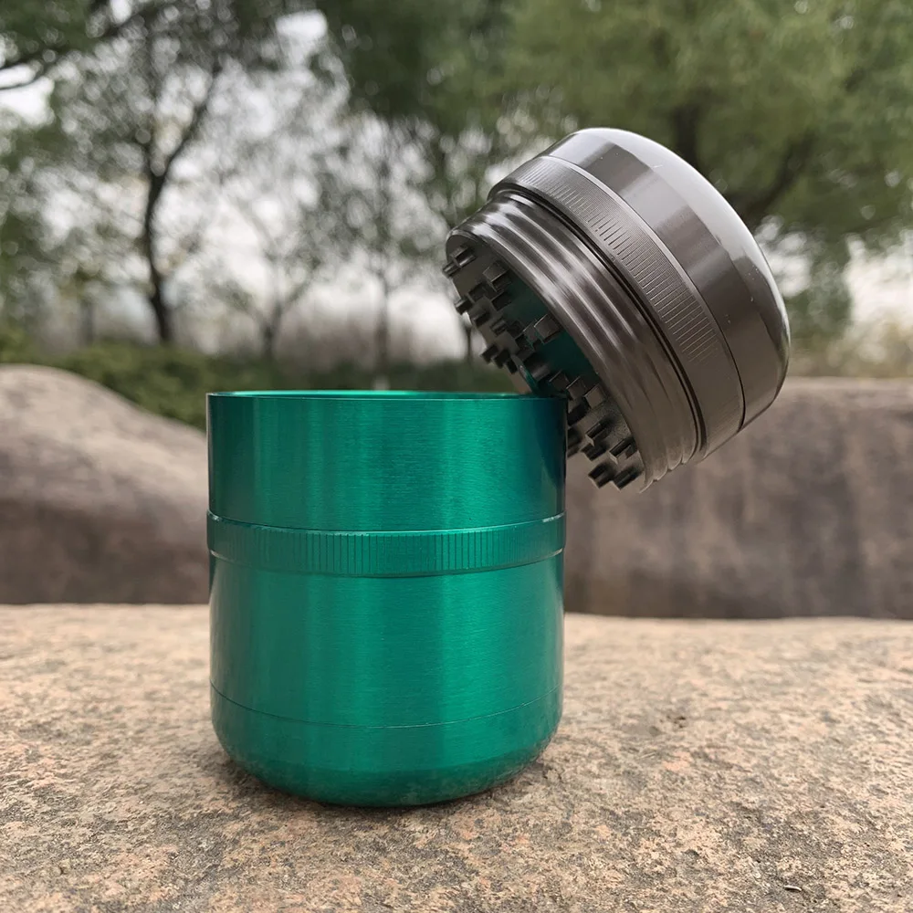 HORNET цинковый сплав травы табака Мясорубка с пыльца Catcher 60 мм 6 шт. Металл дым