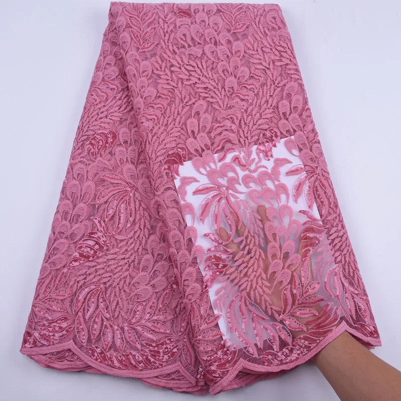 Африканское молочного цвета Шелковое кружево ткань 2020 французская Тюлевая