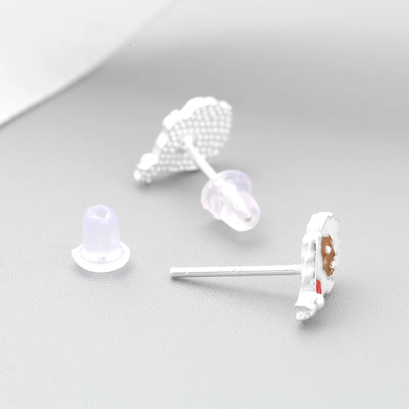 Высокое качество серебро 925 пробы рождественские украшения счастье эмаль