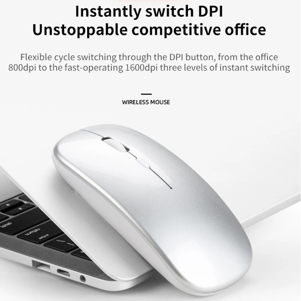 Rechargeable Wireless Mouse 2.4G Silent mouse with USB Receive | Компьютеры и офис
