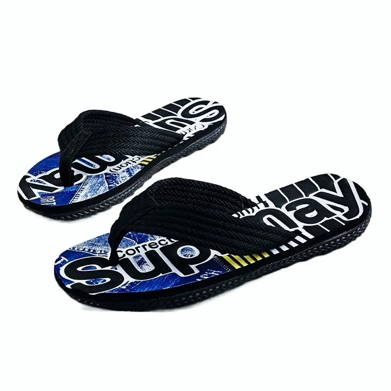 

Flip Flops Men's Summer 2021 New Fashion Outdoor Korean Style Trendy Unique Non-Slip Outdoor Men's Beach Slippers