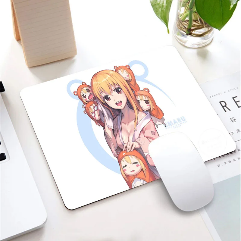 

Small Size Rubbe Mouse Pad Cut Anime Girl UMR Mouse Mat Gaming Player Gamer Desktop Pad Computer Laptop Mousepad Games 22X18CM