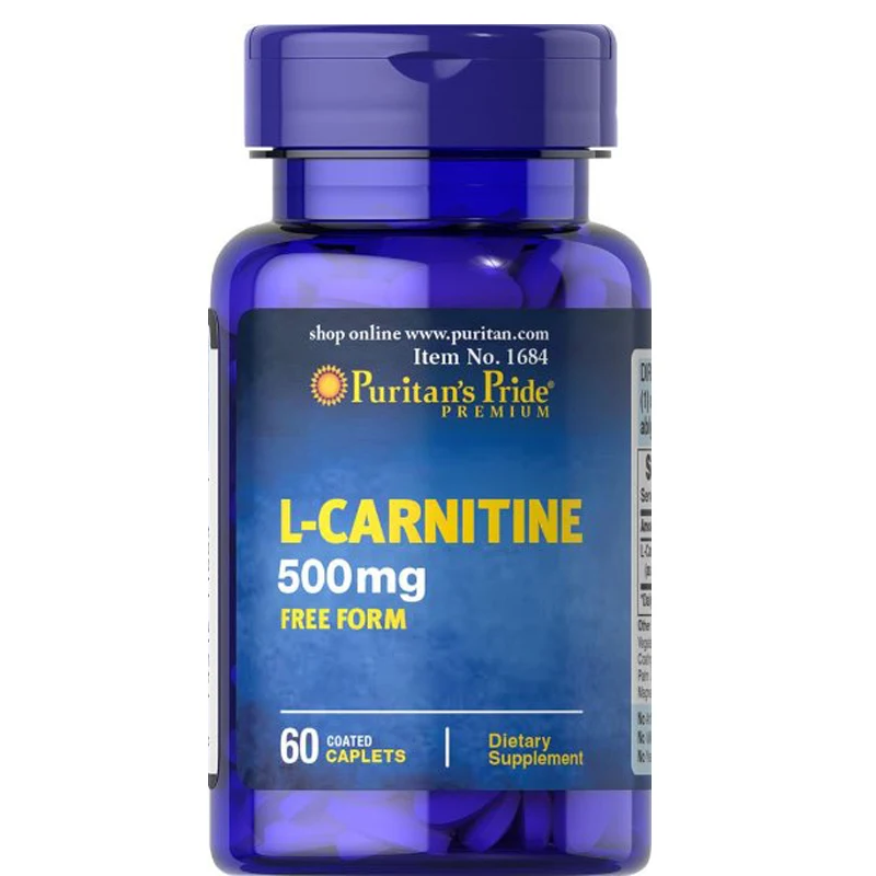 

L Carnitine 500 Mg-60 Caplets Compound That Assists In Fat Metabolism