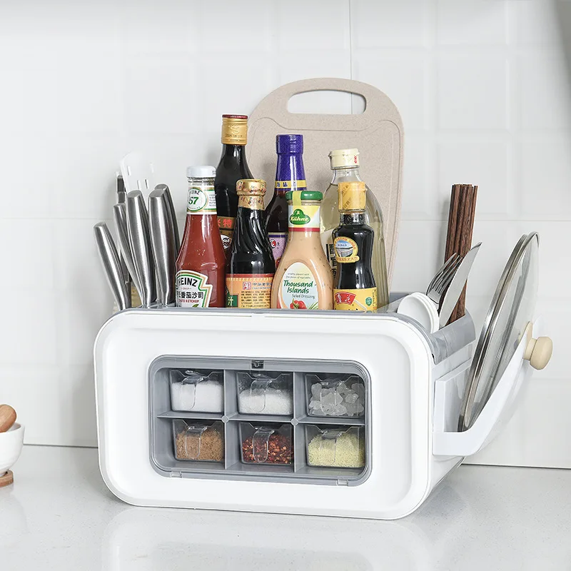 Банки для специй полка банки хранения шейкеры набор коробок приправ кухонные