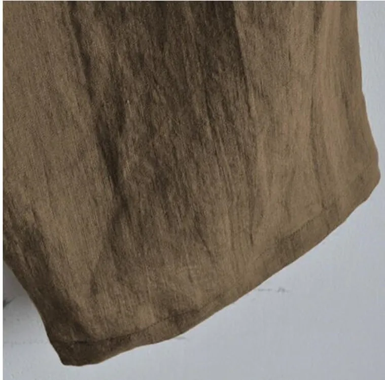 

Heren Grote Maat Katoenen Linnen Casual Shorts Zomer Losse Comfortabele Ademende Shorts