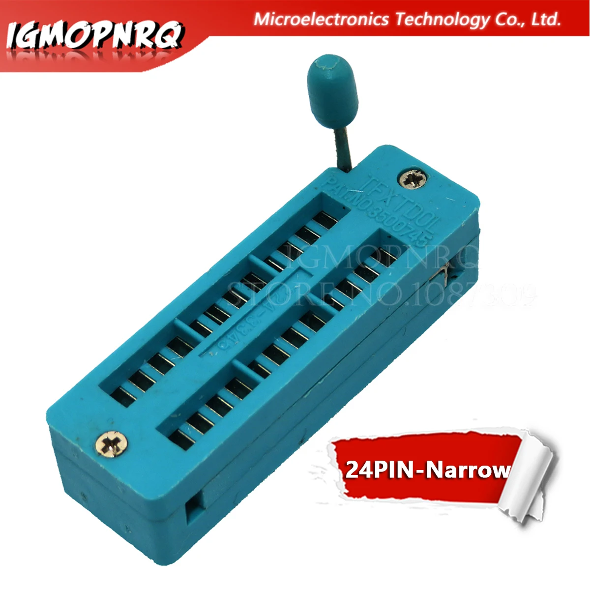 24P-Narrow 1 шт. 14 16 18 20 24 28 32 40 P Pin 2,54 мм Зеленый DIP Универсальный ZIF IC Разъем тестовый паяльник с разъемом типа IC Разъем тестовое сиденье - Цвет: 24P-Narrow