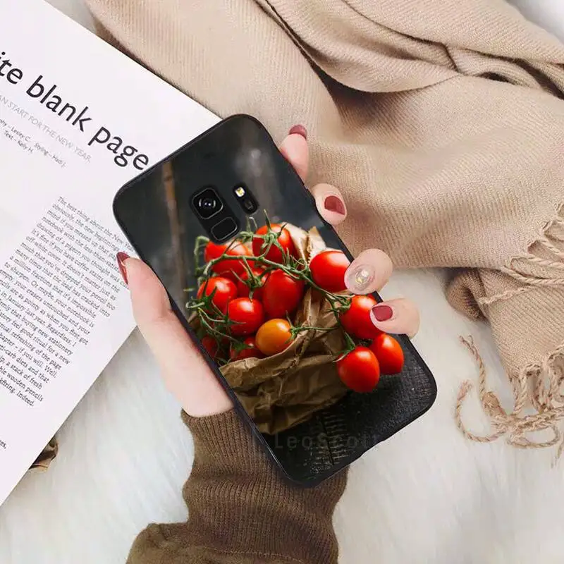 

Fruit beautiful art Cherry Tomatoes Phone Case For Samsung Galaxy S5 S6 S7 S8 S9 S10 S10e S20 edge plus lite accessories