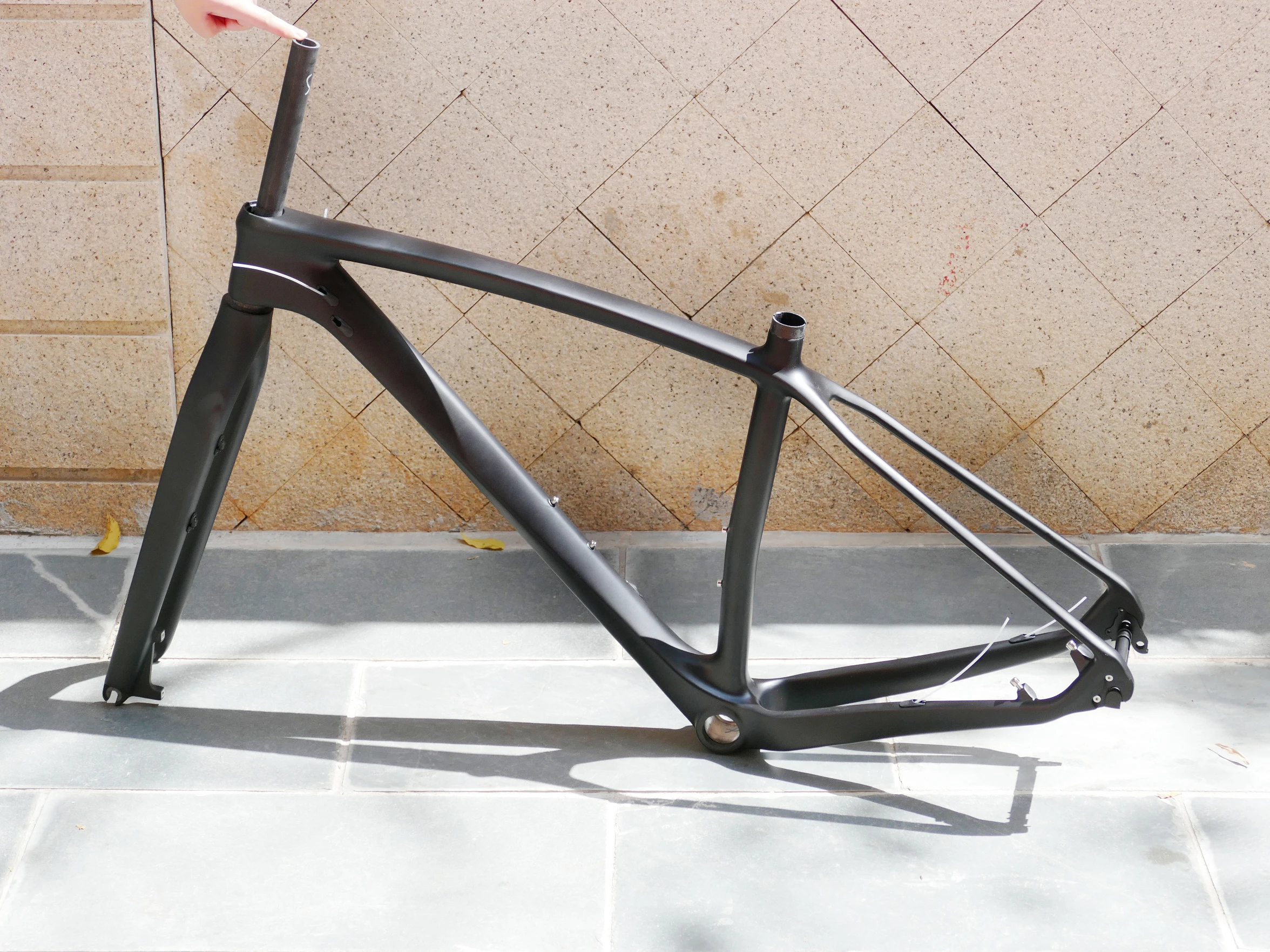 Полностью карбоновая матовая рама UD для горного велосипеда 29ER велосипедная Рама