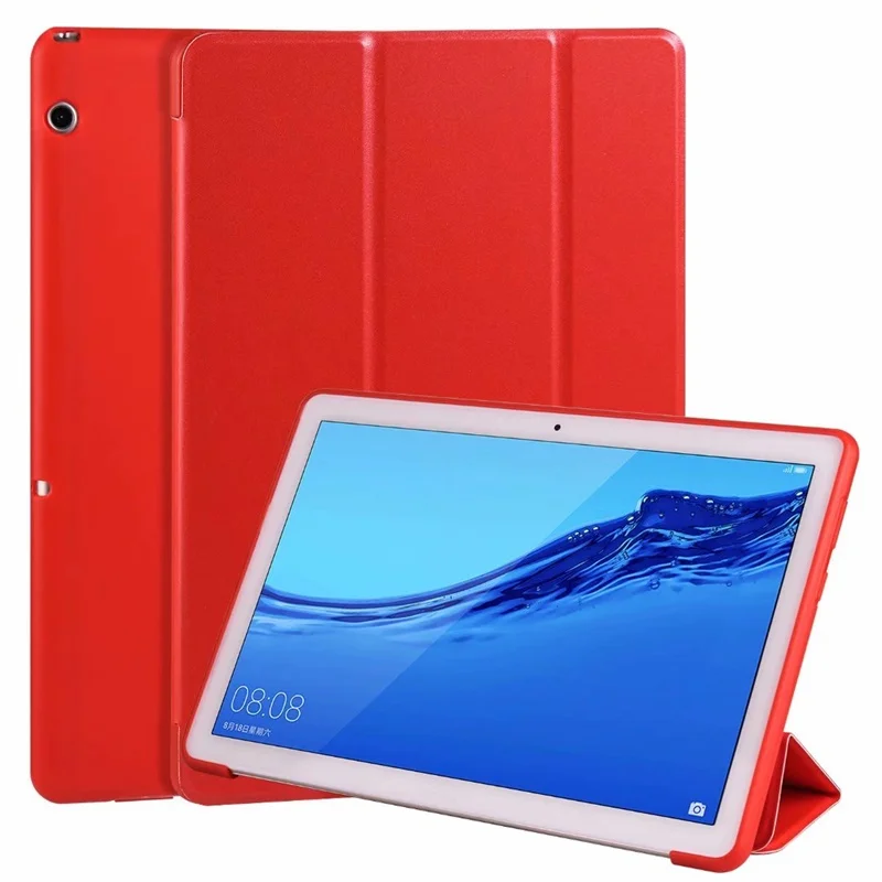 

Чехол для Huawei MediaPad T5 10, чехол, умный кожаный держатель для подставки, планшеты, мягкий чехол для Huawei T5 AGS2-W09/L09/L03/W19 10,1 ", Чехол