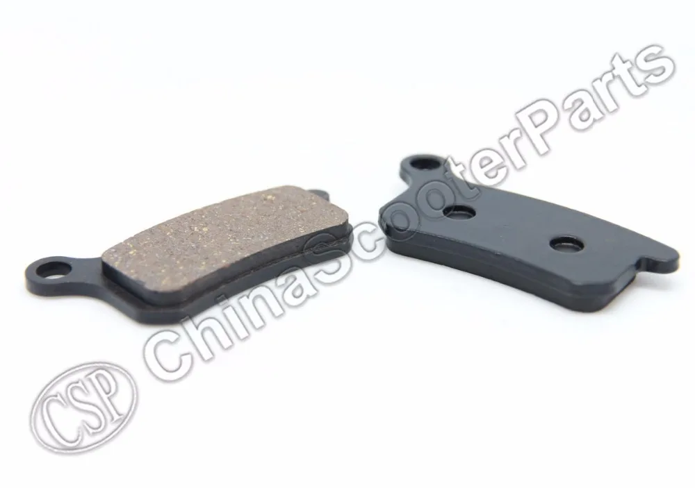 Комплект из 2 полуметаллических неасбестовых передних задних тормозных колодок