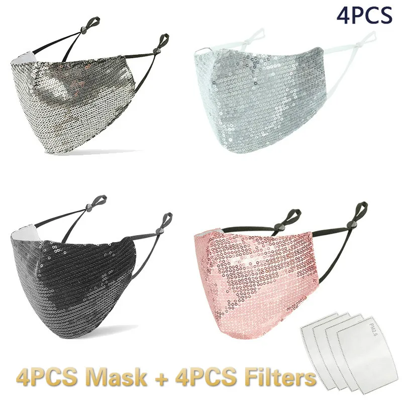 4 шт. роскошный украшенный алмазами Стразы Жемчужная Маска для лица ювелирные