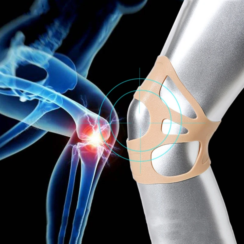Спортивные силиконовые наколенники для фитнеса с эластичным компрессионным