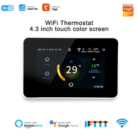 wifi thermostat programmable water gas boiler heating thermostat smart termostato tuya voice app control for echo google home