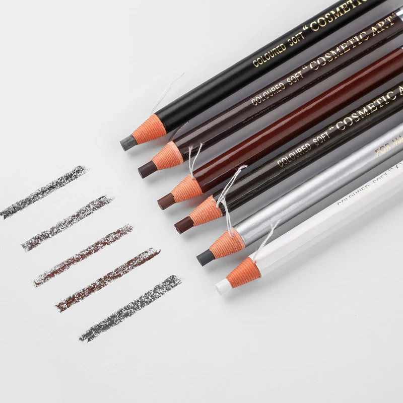 Карандаш для бровей 1 шт. натуральный стойкий 1818 микроблейдинг водостойкий