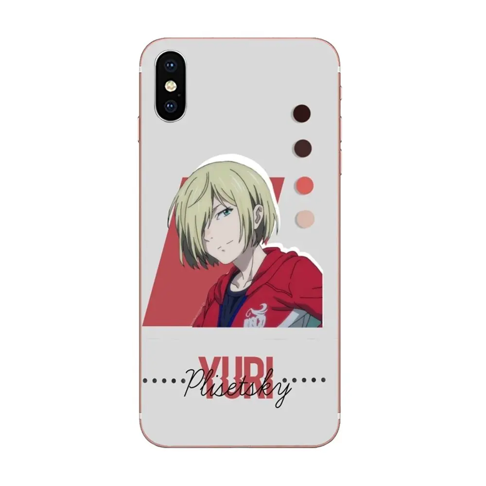 TPU Capa For Samsung Galaxy Note 5 8 9 S3 S4 S5 S6 S7 S8 S9 S10 5G mini Edge Plus Lite Anime Skate Yuri On Ice Plisetsky | Мобильные