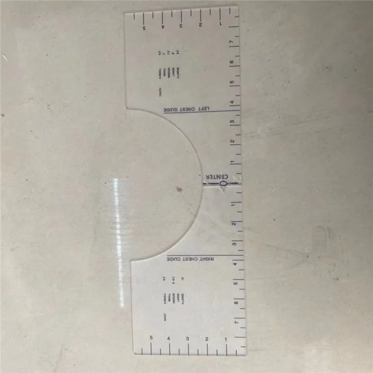 

1pc Clothing Neckline Measuring Ruler for Measuring Clothing Handmade Sewing Crafts DIY Sewing Supplies